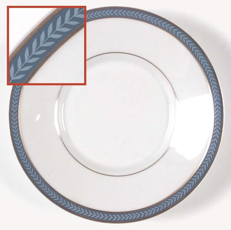 Laurier Blue Saucer by Ceralene-1