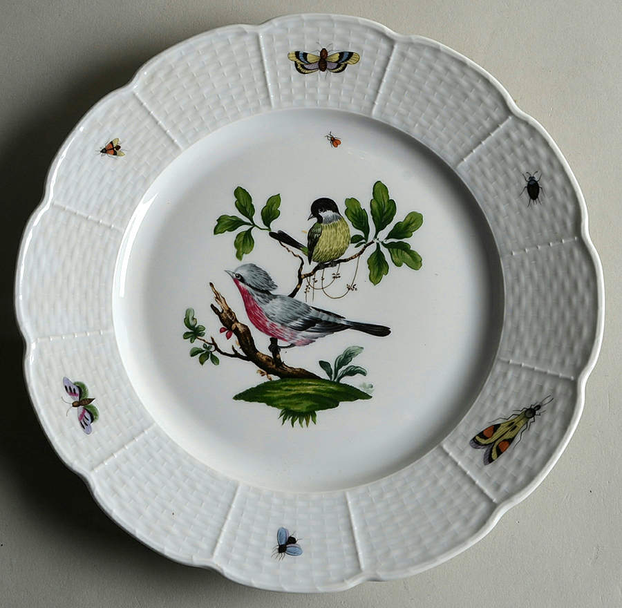 Les Oiseaux Dinner Plate by Ceralene-1