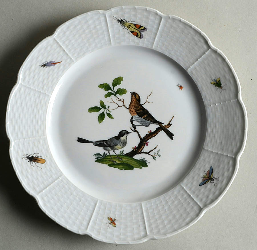 Les Oiseaux Dinner Plate by Ceralene-1