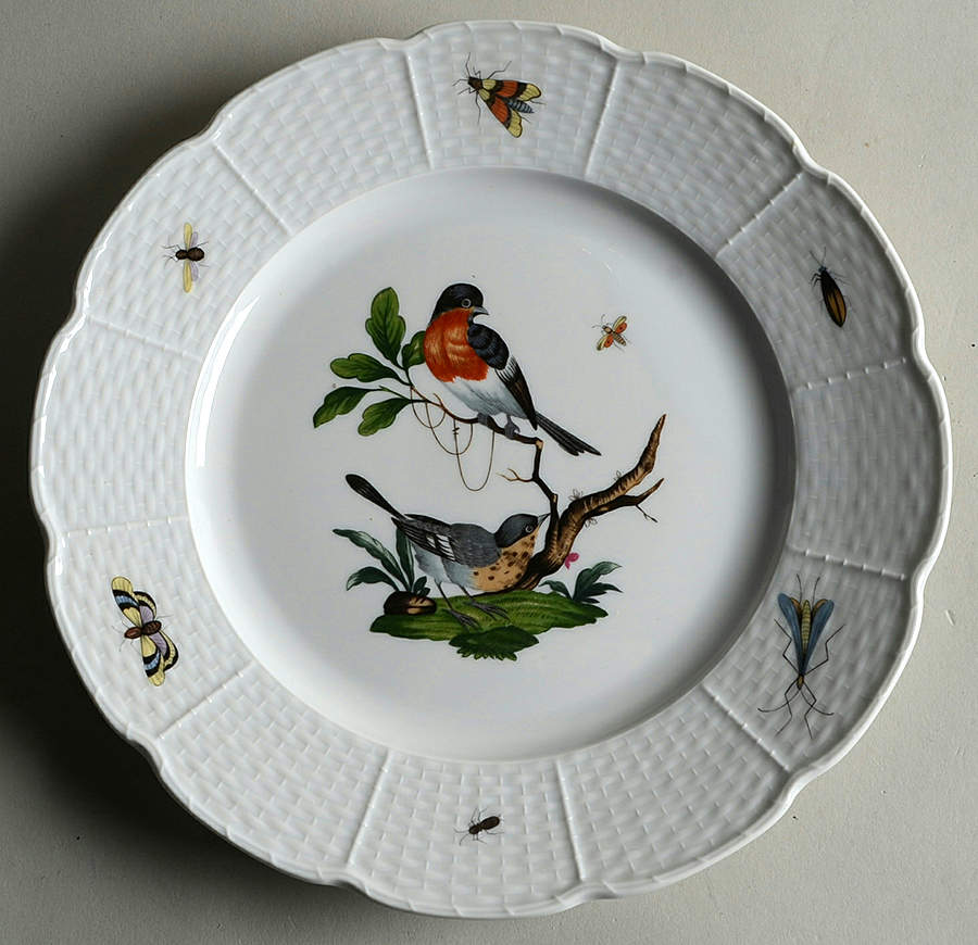 Les Oiseaux Dinner Plate by Ceralene-1
