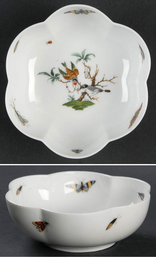 Les Oiseaux Small Melon Bowl by Ceralene-1