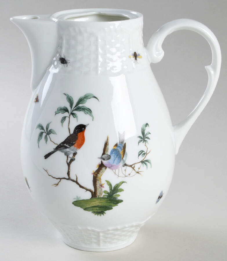 Les Oiseaux Coffee Pot No Lid by Ceralene-1