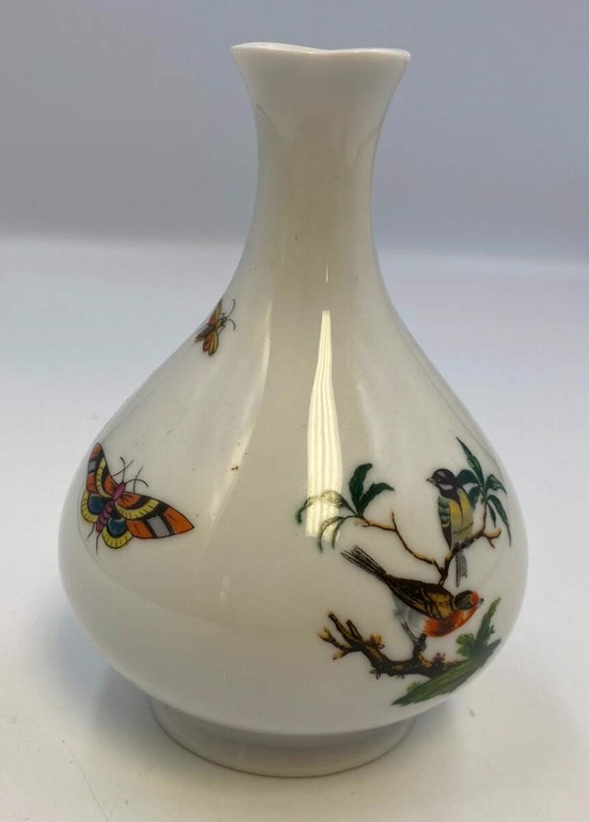 Les Oiseaux 5" Bud Vase by Ceralene-1