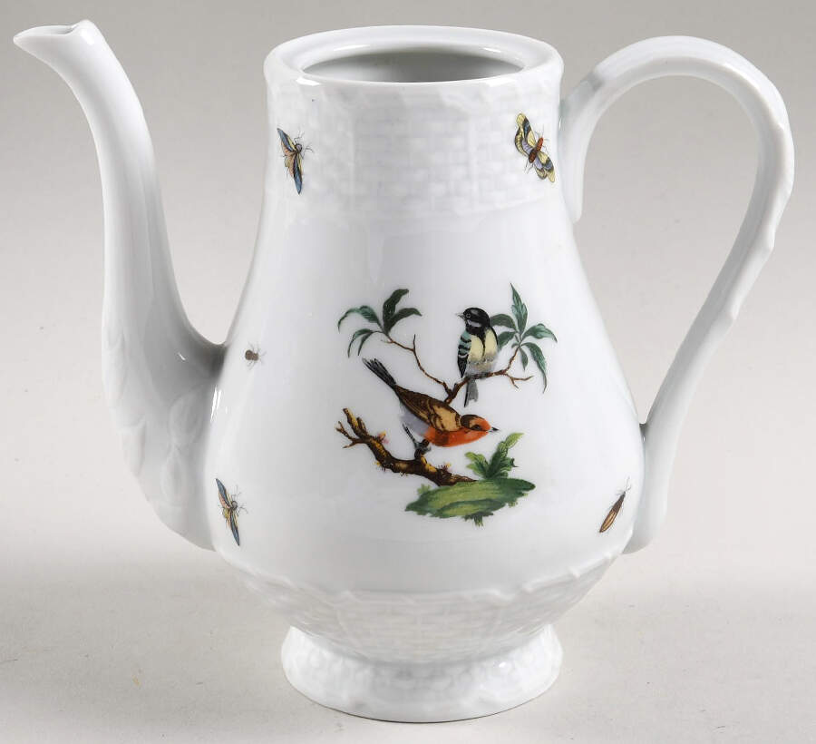 Les Oiseaux Mini Coffee Pot No Lid by Ceralene-1