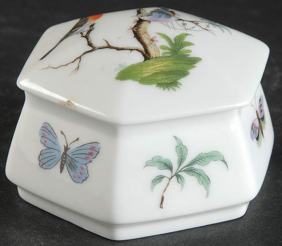 Les Oiseaux Trinket Box & Lid by Ceralene-1