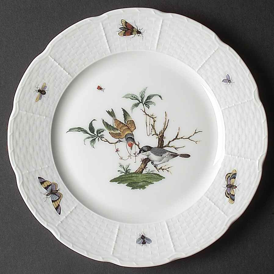 Les Oiseaux Salad Plate by Ceralene-1