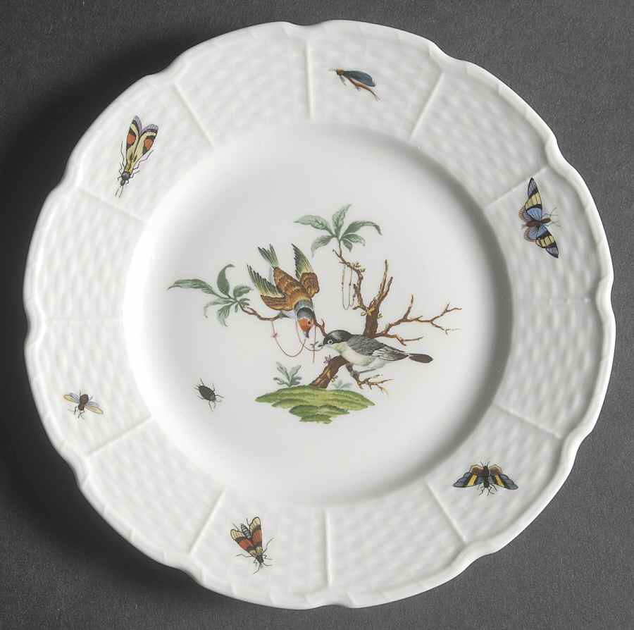 Les Oiseaux Bread & Butter Plate by Ceralene-1