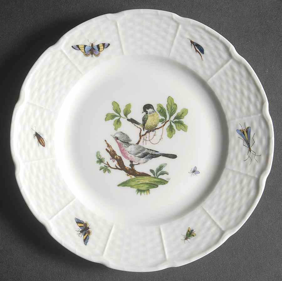Les Oiseaux Bread & Butter Plate by Ceralene-1