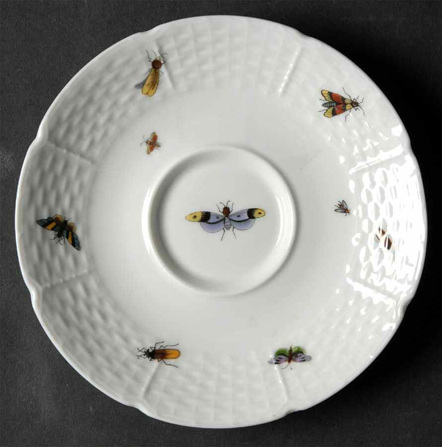 Les Oiseaux Saucer for Flat Demitasse Cup by Ceralene-1