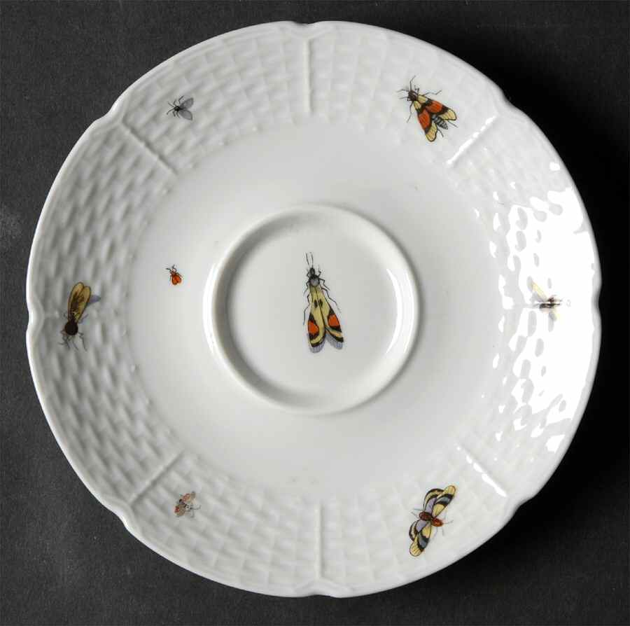 Les Oiseaux Saucer for Flat Demitasse Cup by Ceralene-1