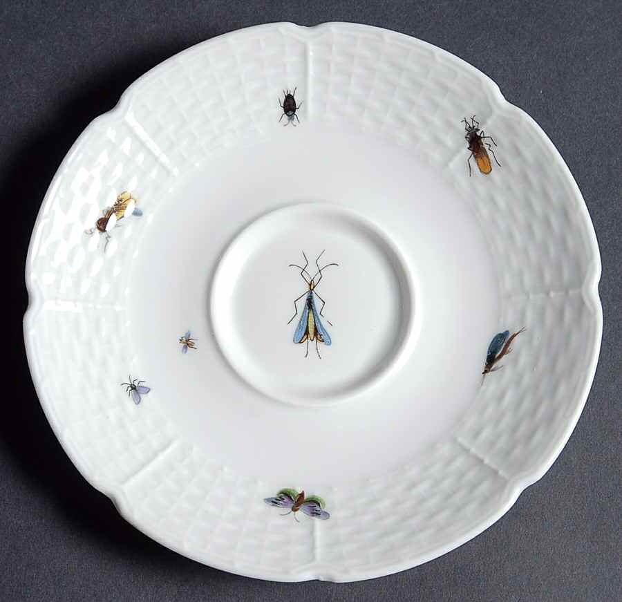 Les Oiseaux Saucer for Flat Demitasse Cup by Ceralene-1