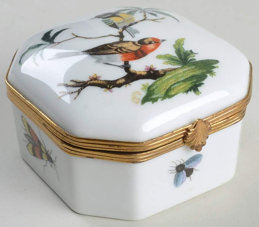 Les Oiseaux Octagonal Hinged Box by Ceralene-1