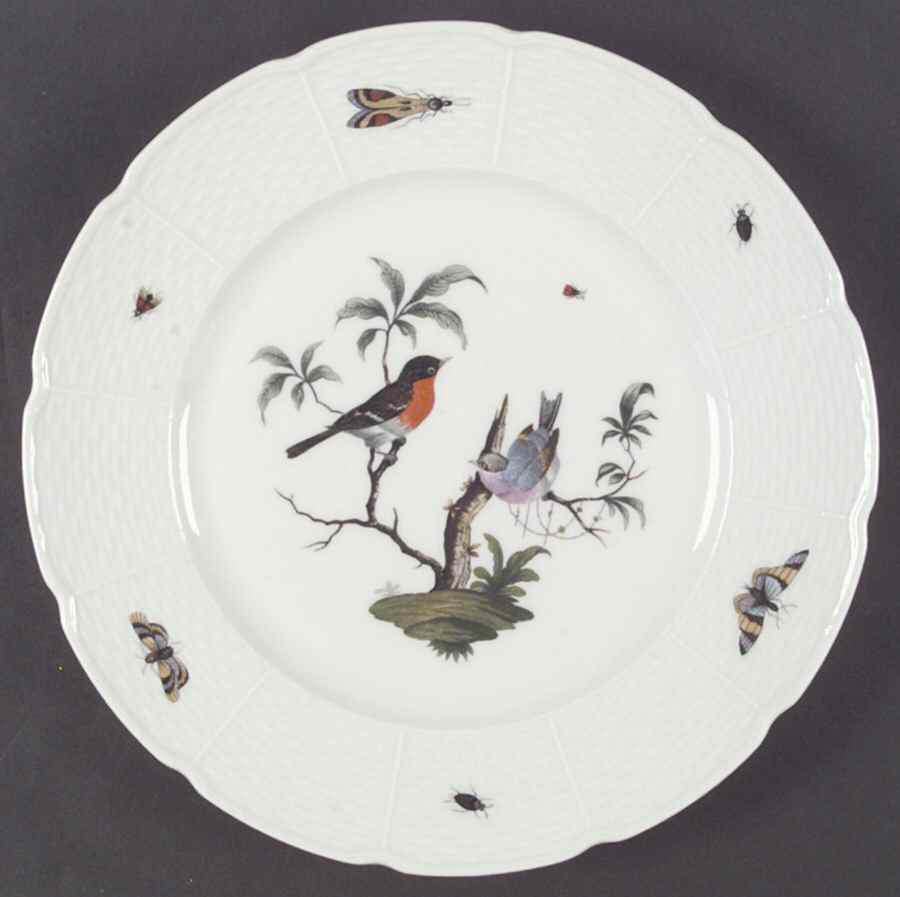 Les Oiseaux Dinner Plate by Ceralene-1
