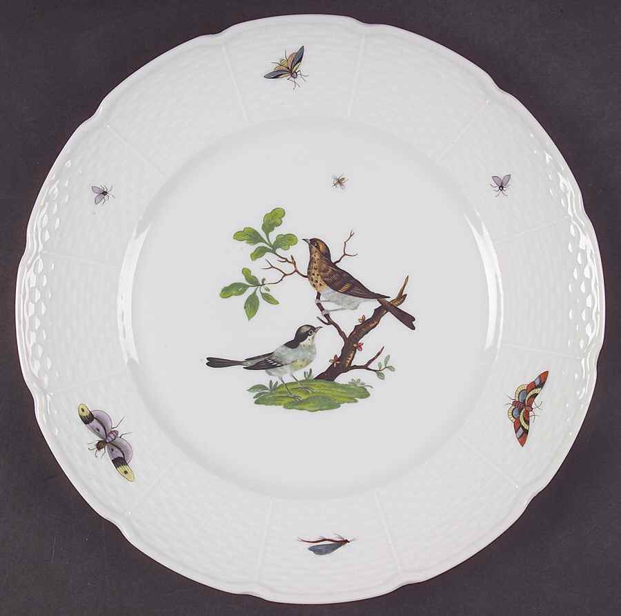 Les Oiseaux Dinner Plate by Ceralene-1