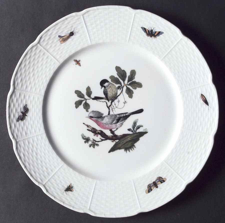Les Oiseaux Dinner Plate by Ceralene-1