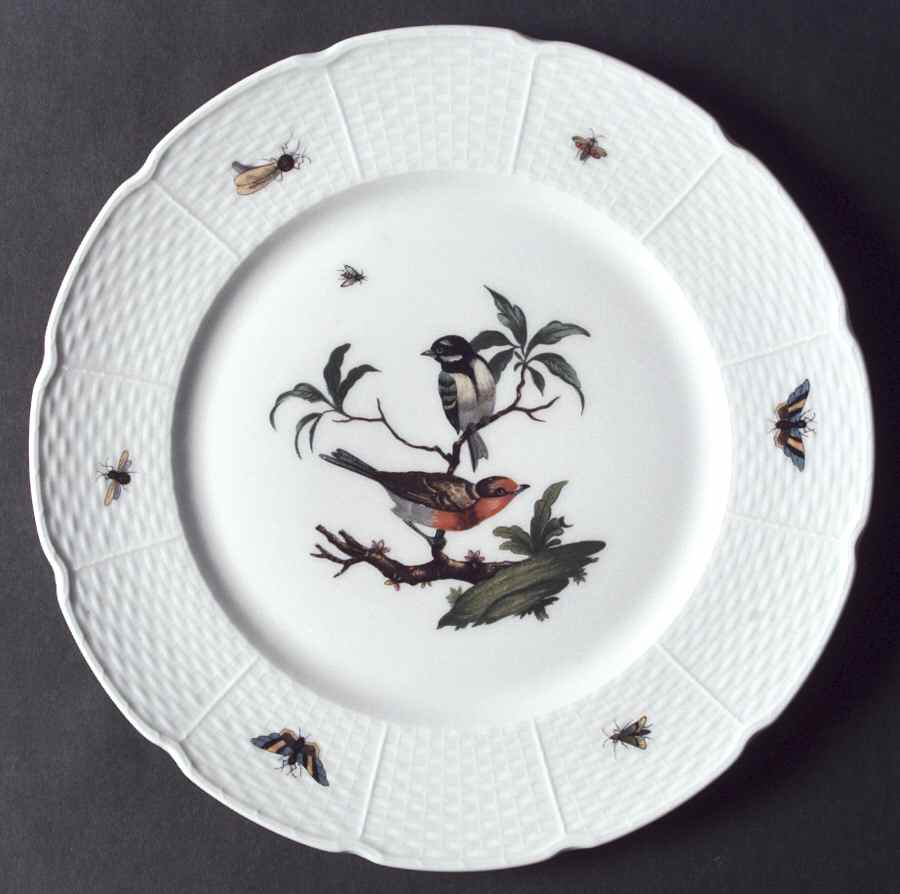 Les Oiseaux Dinner Plate by Ceralene-1