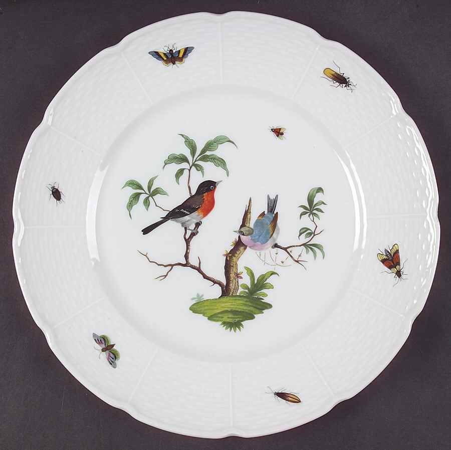 Les Oiseaux Dinner Plate by Ceralene-1