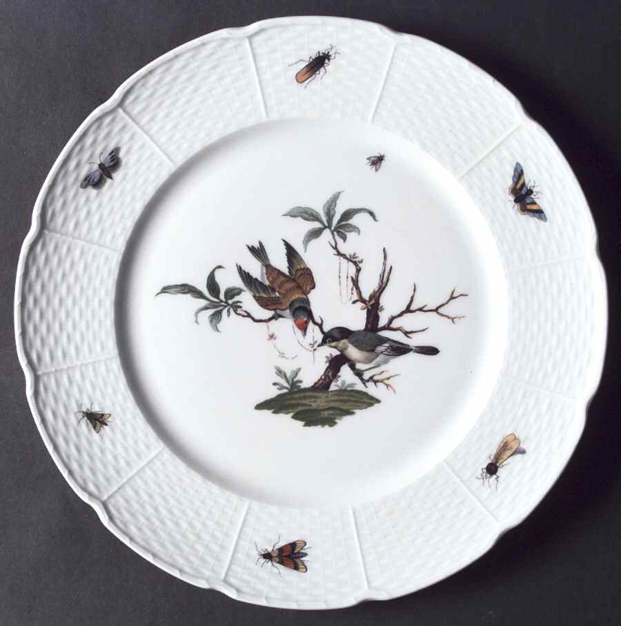 Les Oiseaux Dinner Plate by Ceralene-1