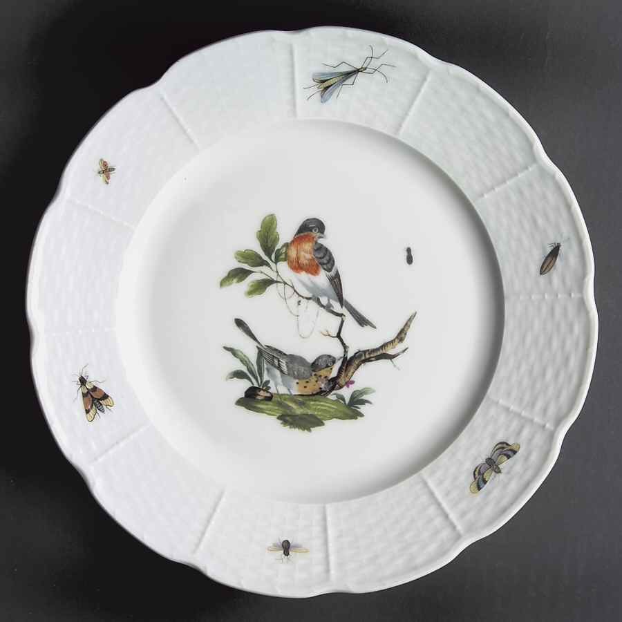 Les Oiseaux Luncheon Plate by Ceralene-1
