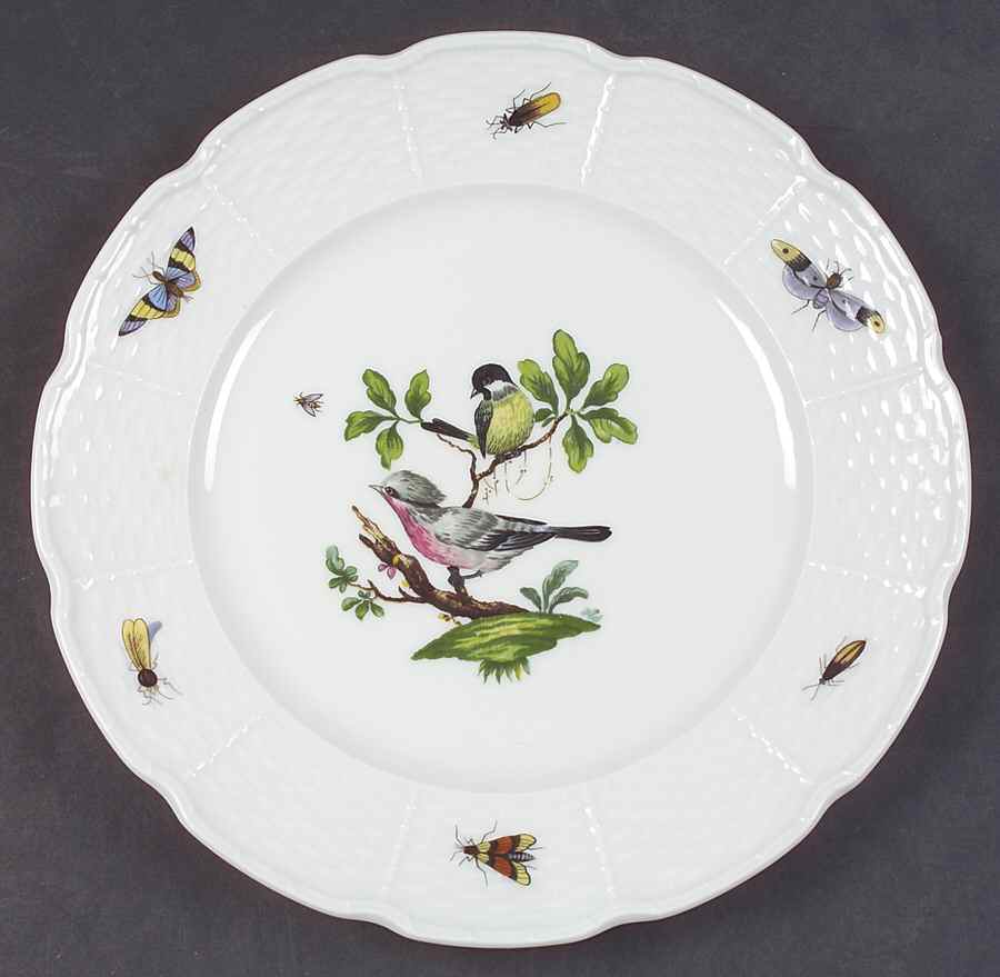 Les Oiseaux Luncheon Plate by Ceralene-1