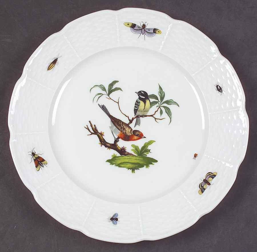 Les Oiseaux Luncheon Plate by Ceralene-1