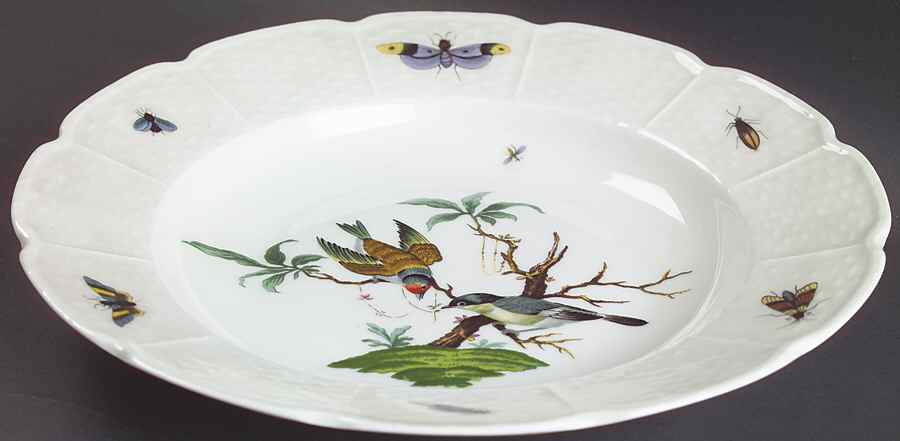 Les Oiseaux Large Rim Soup Bowl by Ceralene-1