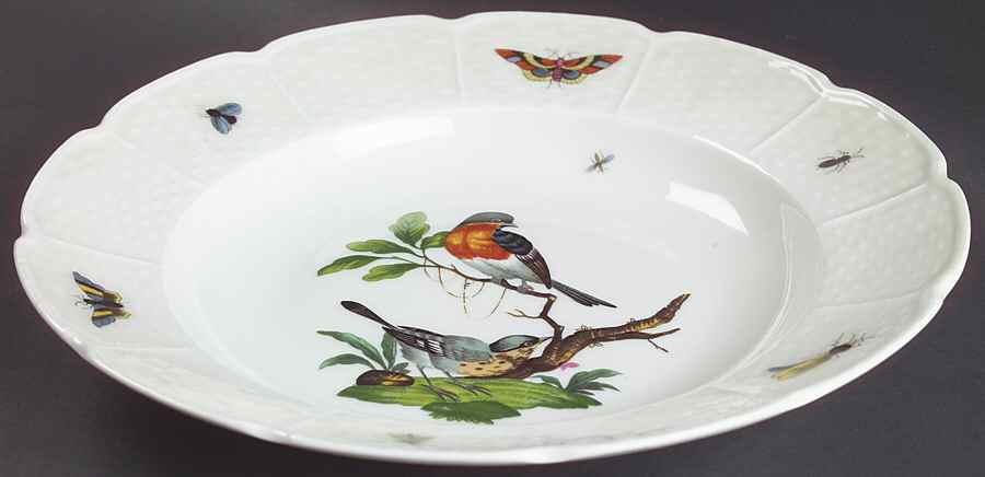 Les Oiseaux Large Rim Soup Bowl by Ceralene-1