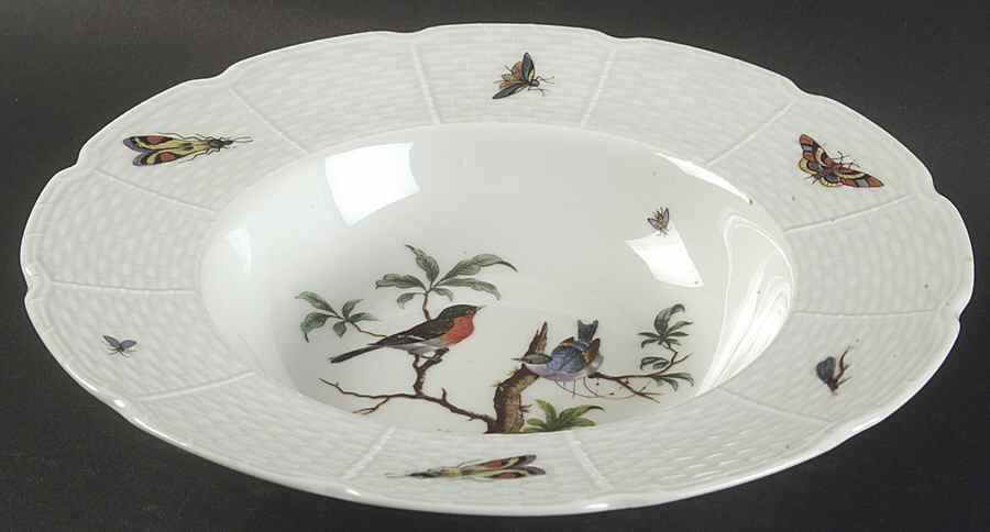 Les Oiseaux Rim Soup Bowl by Ceralene-1