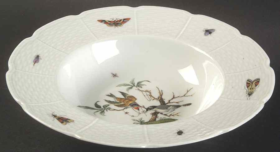 Les Oiseaux Rim Soup Bowl by Ceralene-1