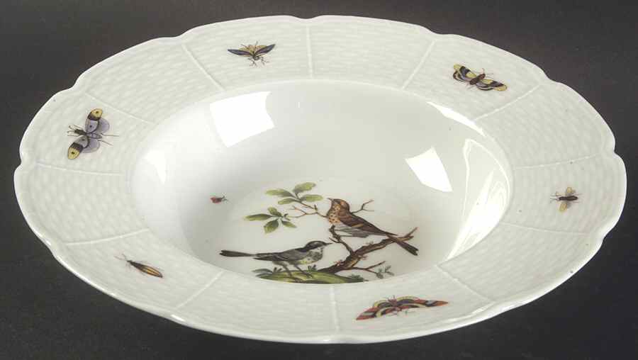 Les Oiseaux Rim Soup Bowl by Ceralene-1