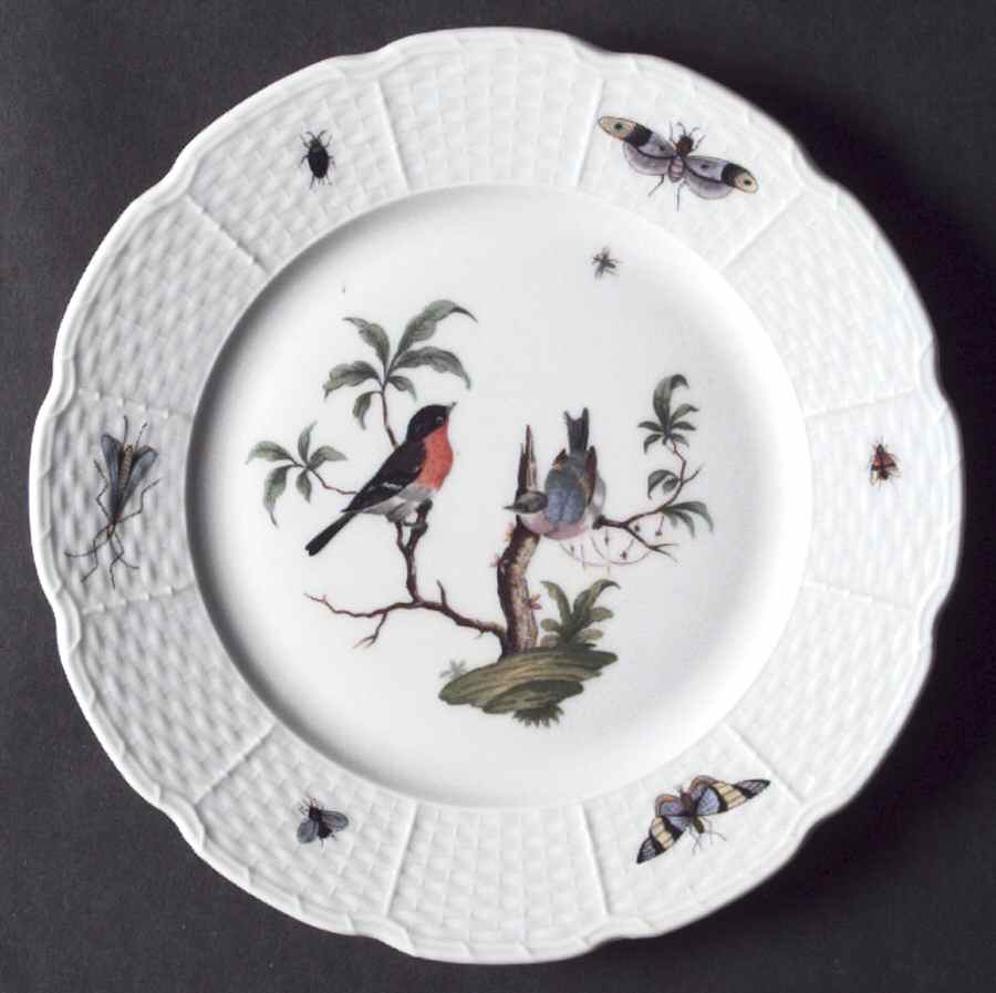 Les Oiseaux Salad Plate by Ceralene-1