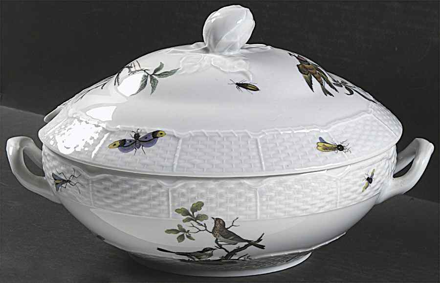 Les Oiseaux Tureen &  Lid by Ceralene-1