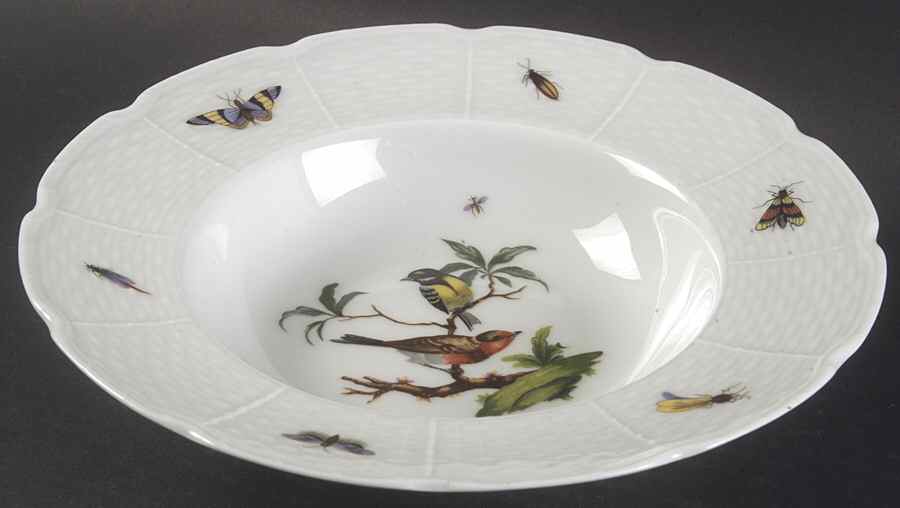 Les Oiseaux Rim Soup Bowl by Ceralene-1
