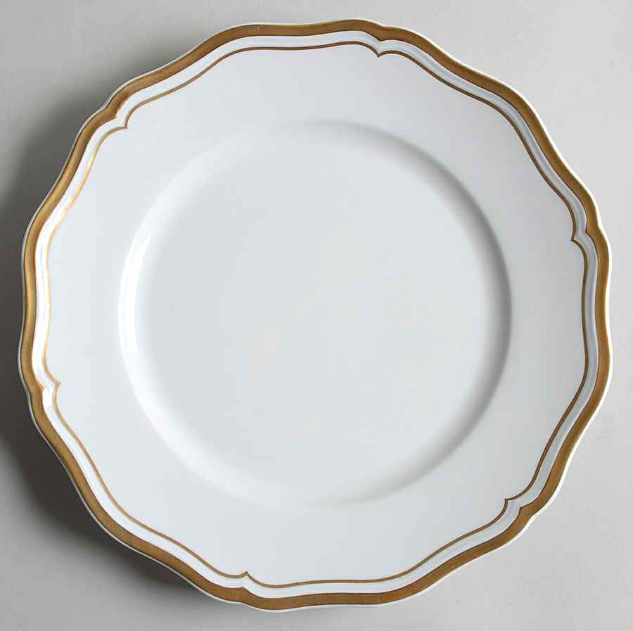 Louis XV Gold Dinner Plate by Ceralene-1