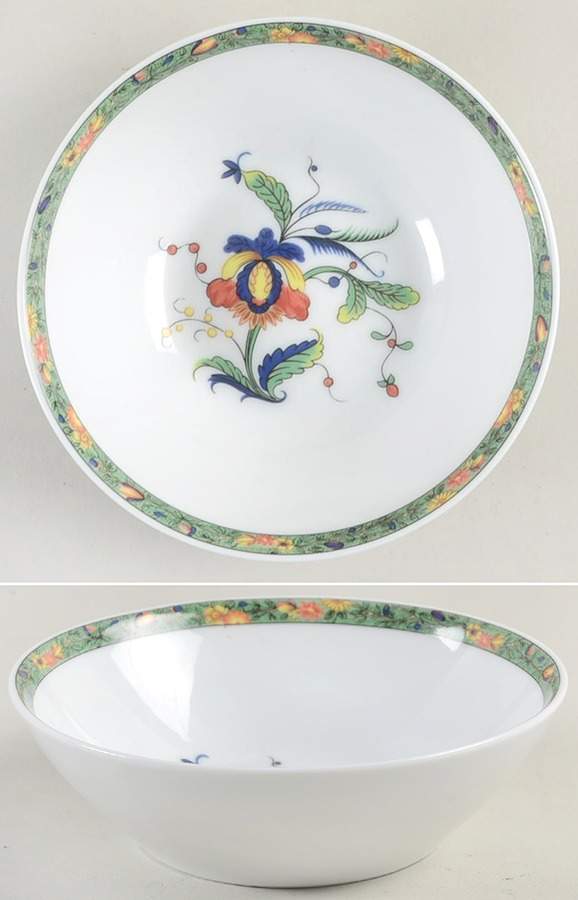 Louviers (White Background) Fruit/Dessert (Sauce) Bowl by Ceralene-1