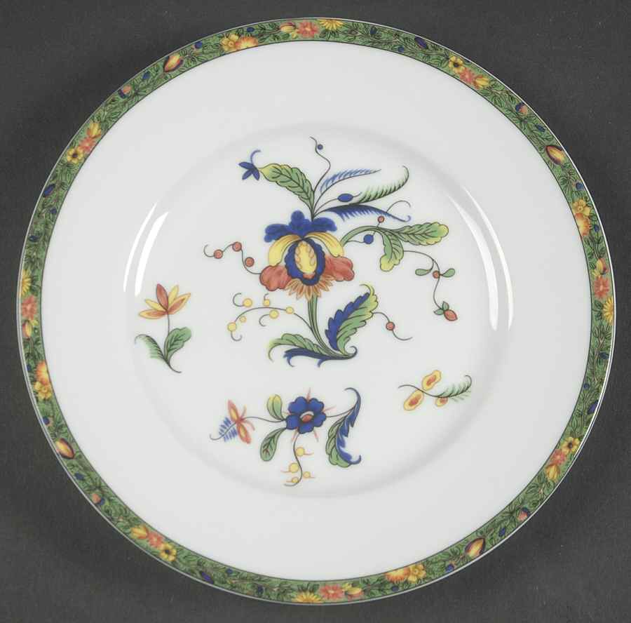 Louviers (White Background) Bread & Butter Plate by Ceralene-1