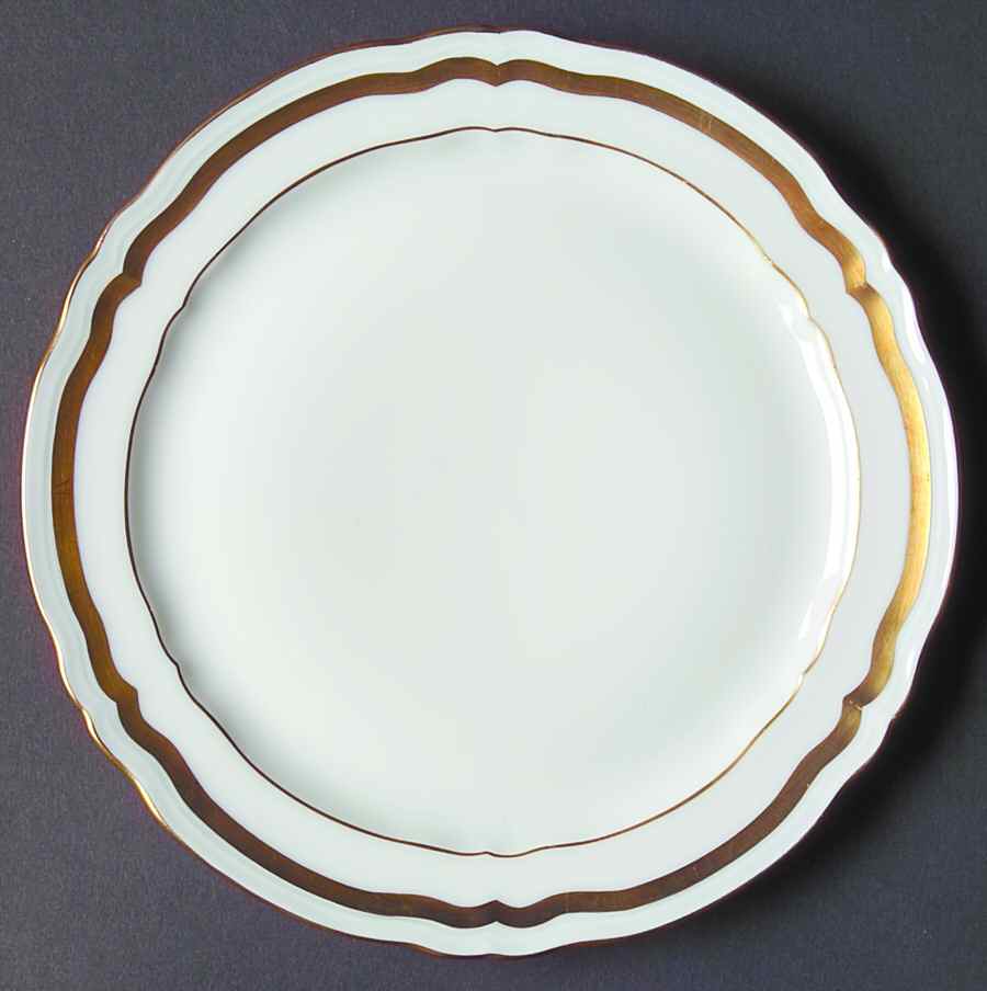 Marie Antoinette (Gold) Salad Plate by Ceralene-1