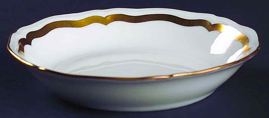 Marie Antoinette (Gold) Fruit/Dessert (Sauce) Bowl by Ceralene-1