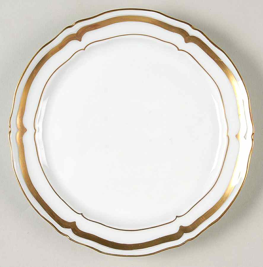 Marie Antoinette (Gold) Bread & Butter Plate by Ceralene-1