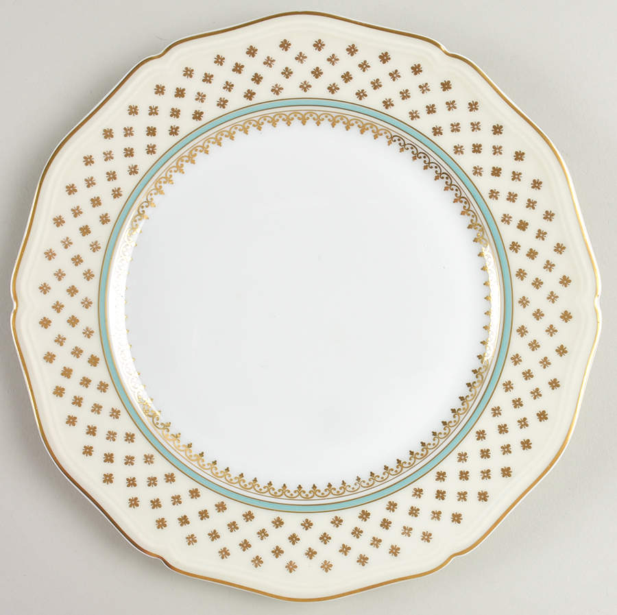 Malmaison Ivory Luncheon Plate by Ceralene-1