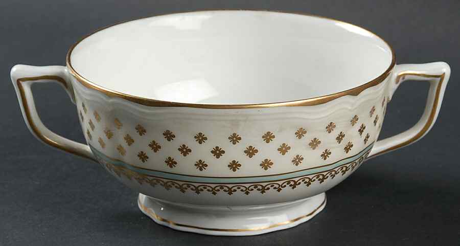 Malmaison Ivory Footed Cream Soup Bowl by Ceralene-1