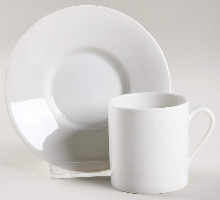 Marly-Menton Flat Demitasse Cup & Saucer Set by Ceralene-1