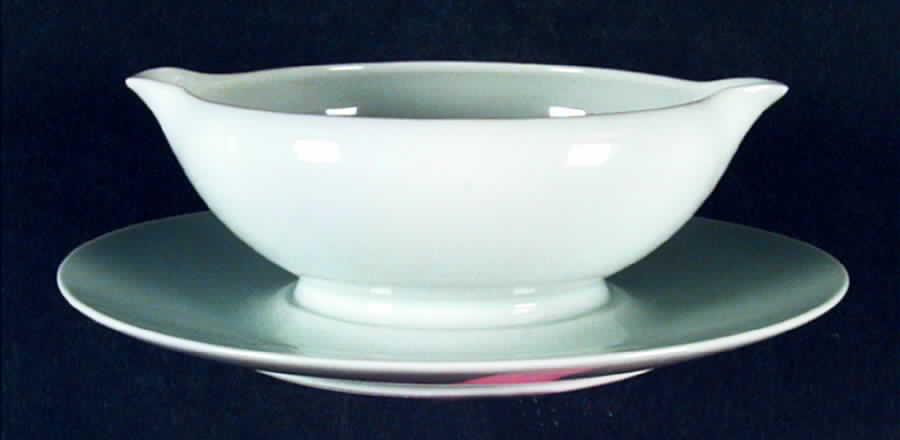 Marly-Menton Gravy Boat with Attached Underplate by Ceralene-1
