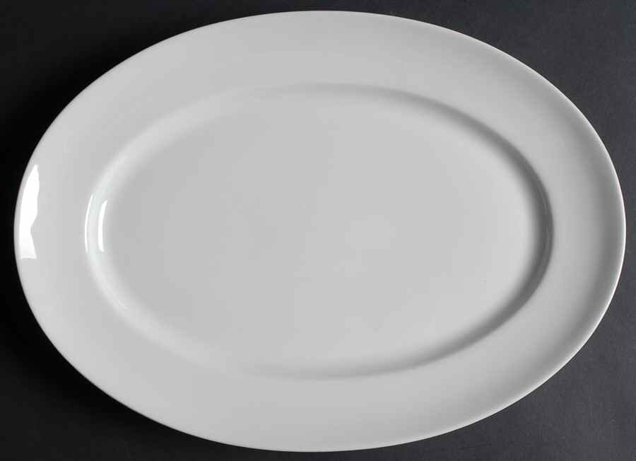 Marly-Menton 14" Oval Serving Platter by Ceralene-1
