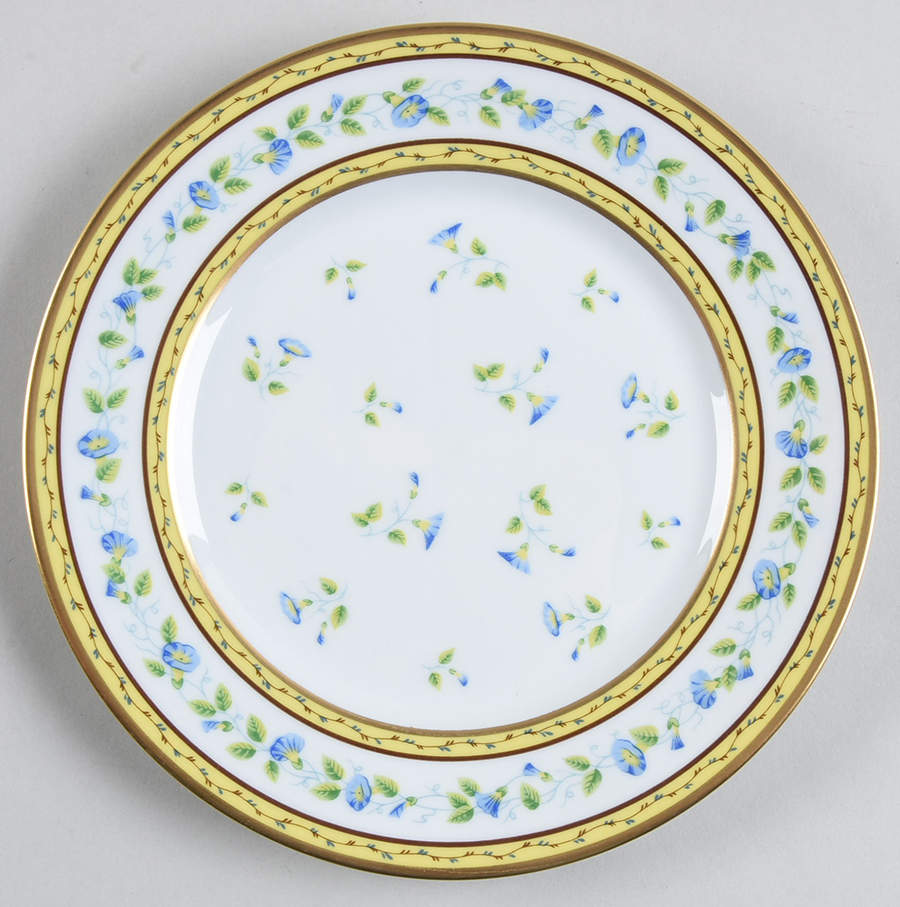 Morning Glory Spray Salad Plate by Ceralene-1