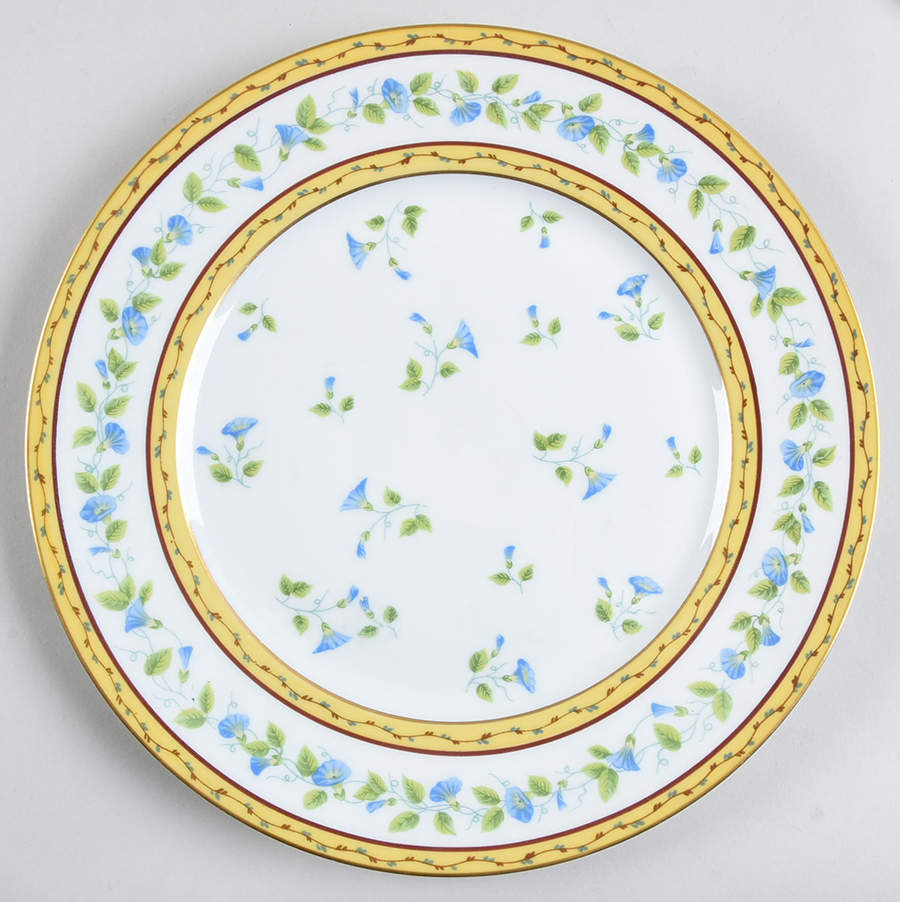 Morning Glory Spray Dinner Plate by Ceralene-1