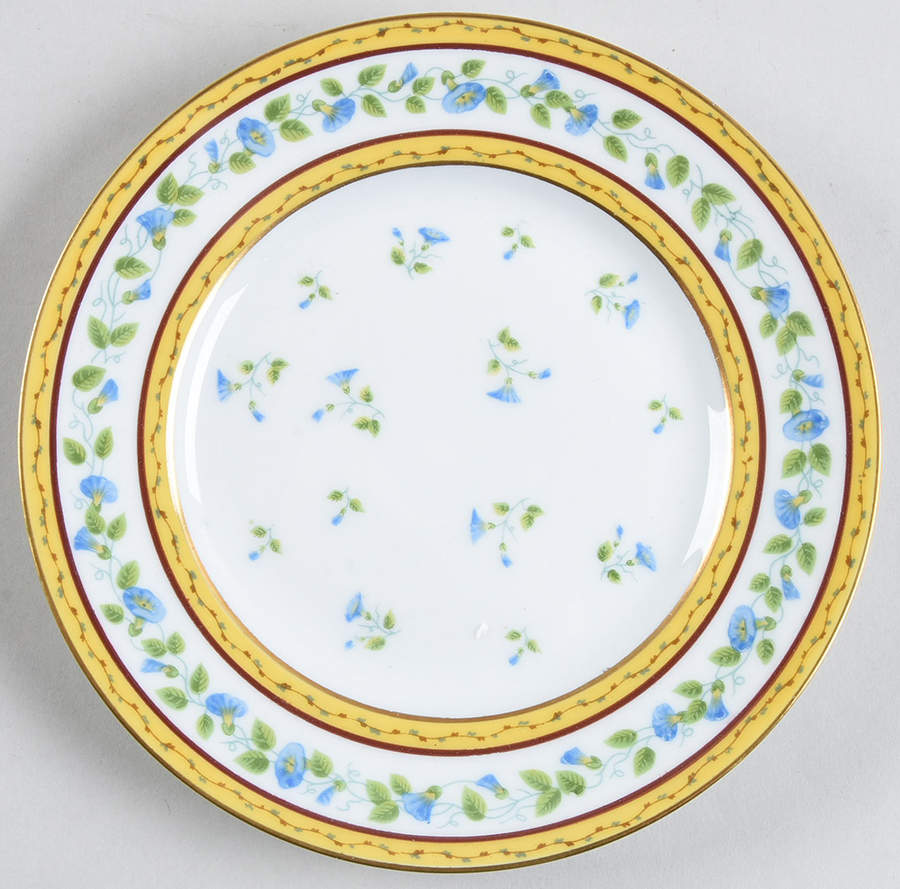 Morning Glory Spray Bread & Butter Plate by Ceralene-1