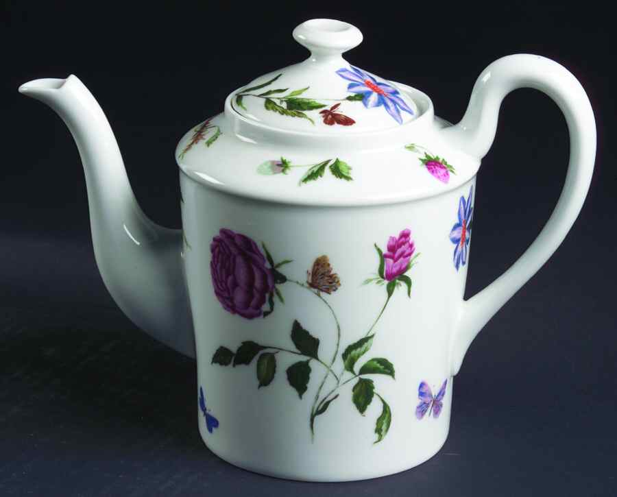 Mon Jardin Coffee Pot & Lid by Ceralene-1
