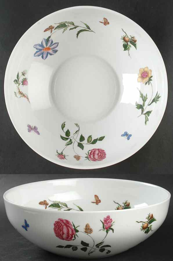 Mon Jardin 9" Salad Serving Bowl by Ceralene-1