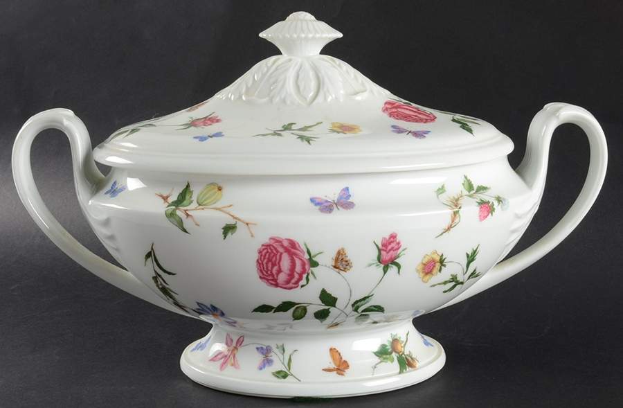 Mon Jardin Directoire Tureen & Lid by Ceralene-1